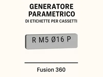 Parametric Drawer Label Generator