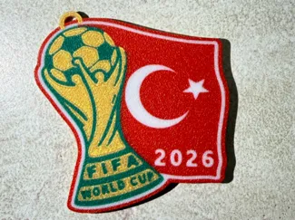 Turkey 2026 FIFA World Cup Keychain 4 Color