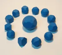 Polyèdres de Platon et d'Archimède (18 pièces) — photo 1