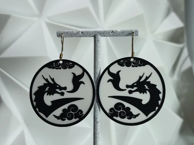 Aretes Aliento de Dragón