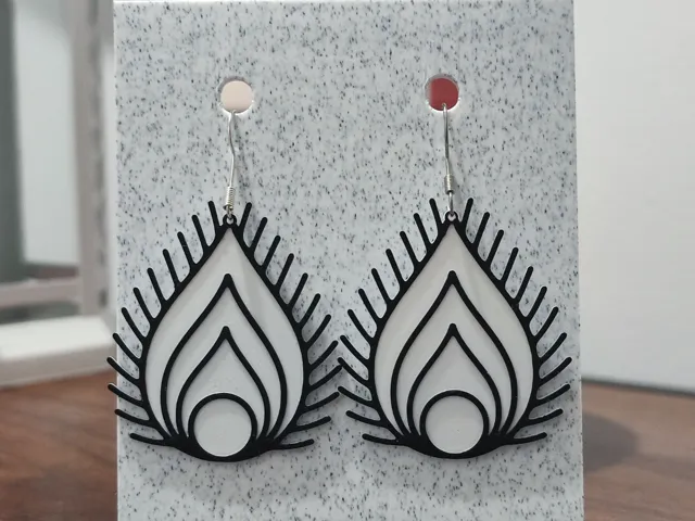 Aretes Pluma de Luz