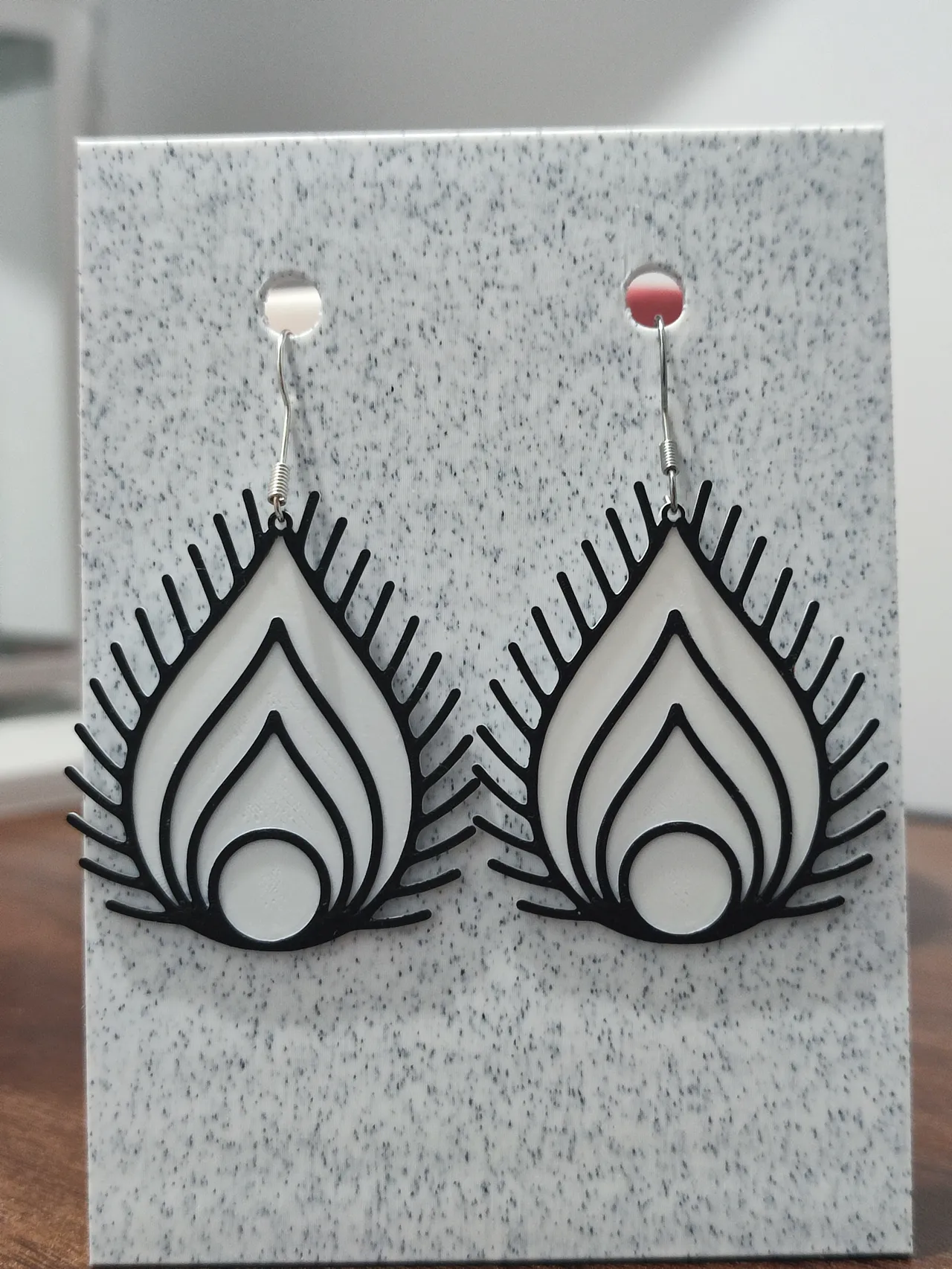 Aretes Pluma de Luz view 3
