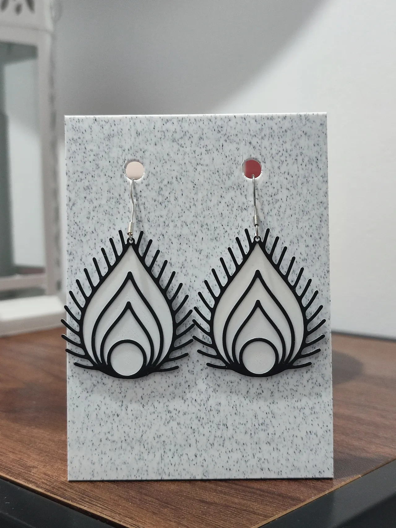 Aretes Pluma de Luz view 2