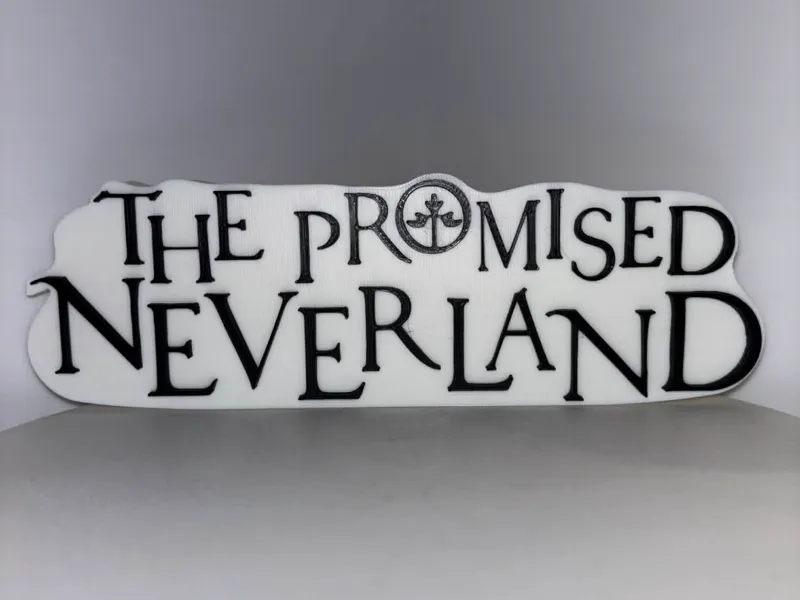 The Promised Neverland Logo - Anime Wall Art