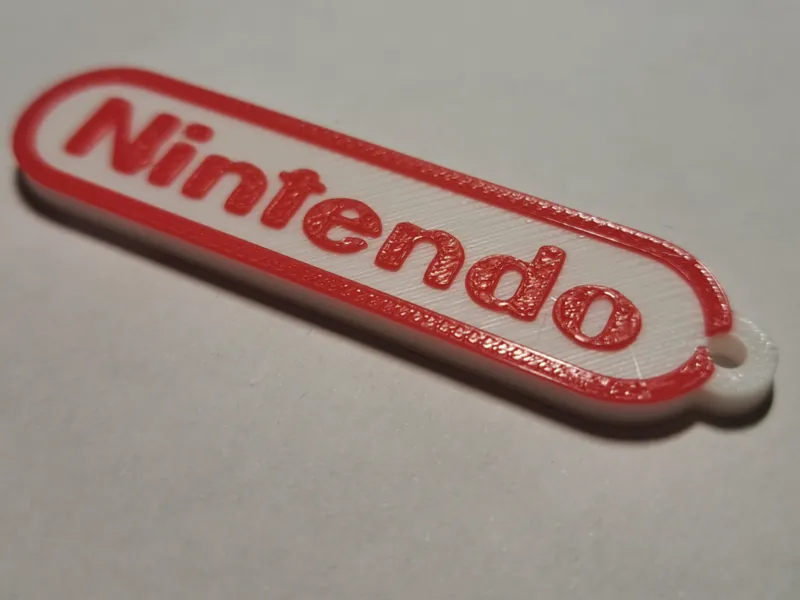 Porte clés NINTENDO - Relief
