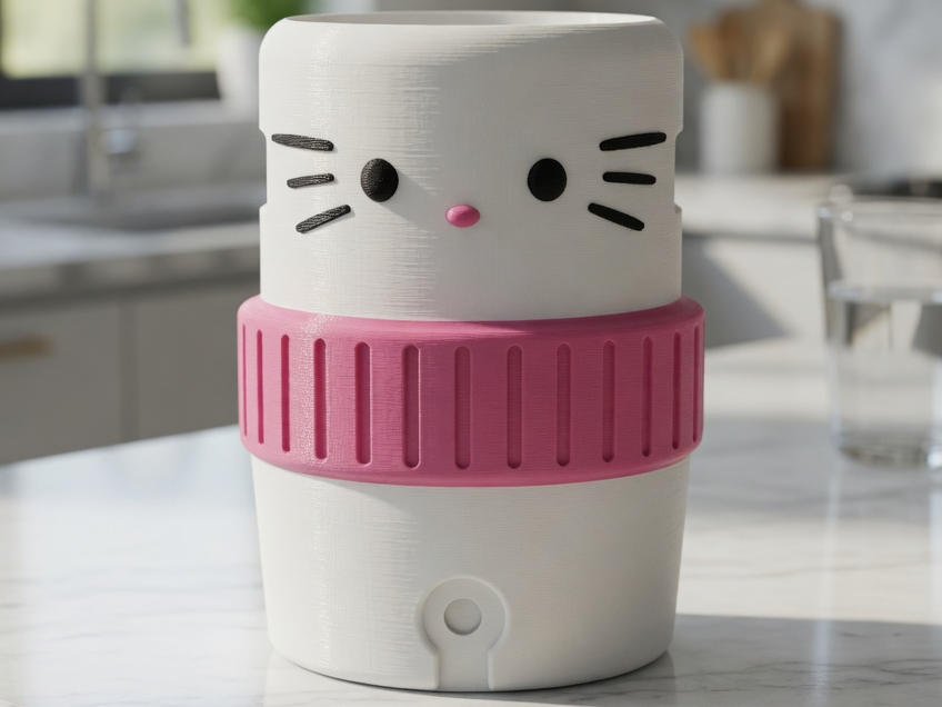 Hello! It's a kitty! 12oz Can Holder