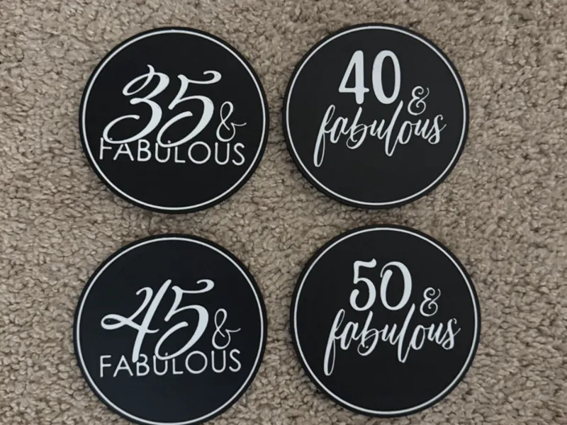 35,40,45 AND 50 & FABULOUS COASTERS