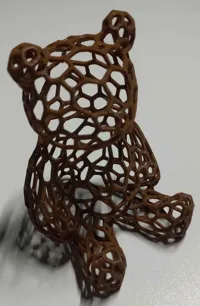 Ours en peluche façon voronoi — photo 2