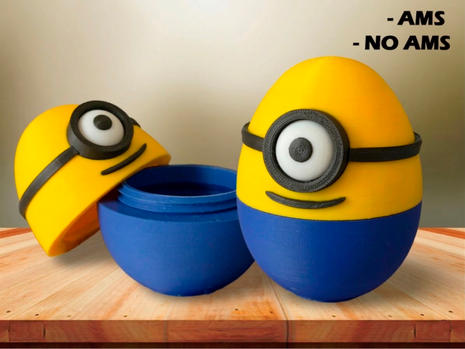 Eastern One Eye Minion Egg Container (twist lock).
