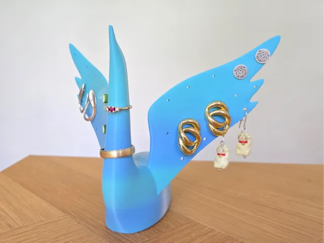 Swan Ring and Earring holder