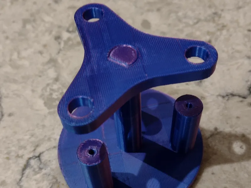Darts Display - in blue/ purple neon