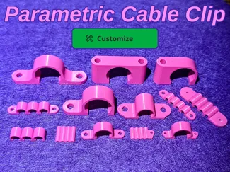 Parametric Cable Clip