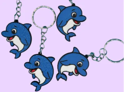 Dolphin Keychain – Minimalist and elegant design