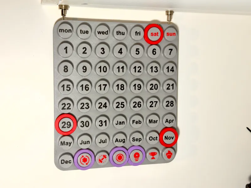 Another perpetual calendar