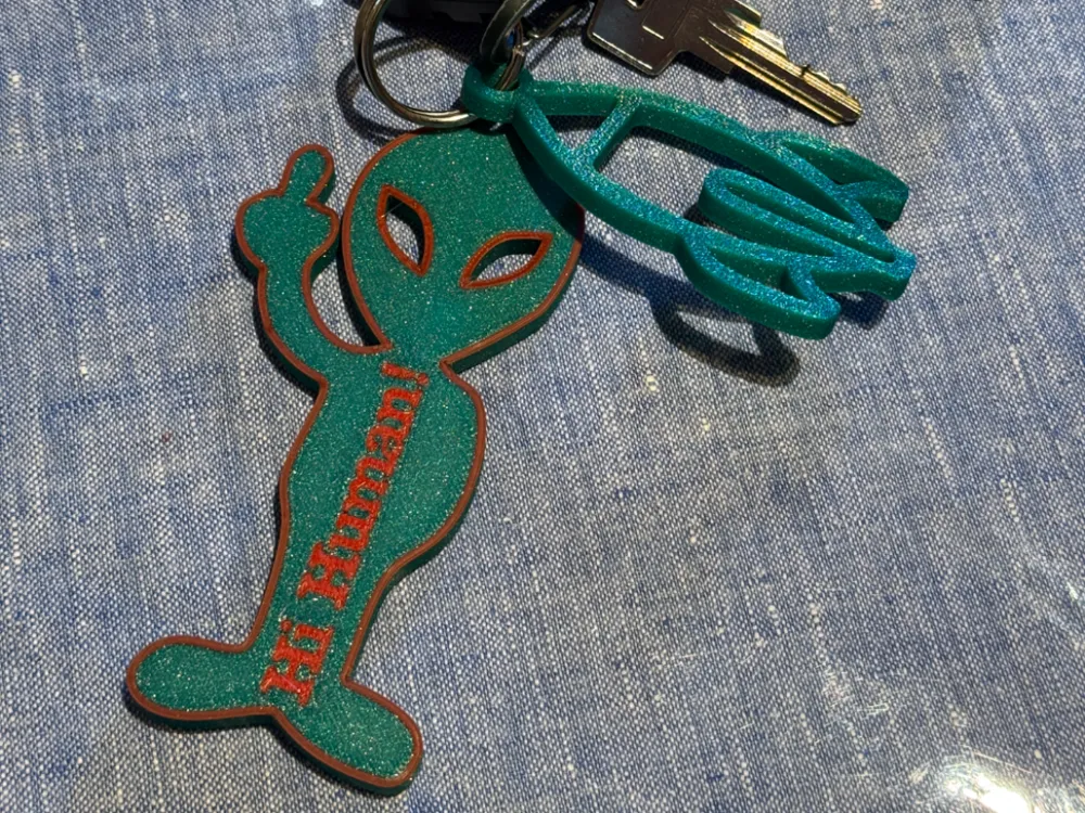 Alian keychain by ArmenioMarques - MakerWorld