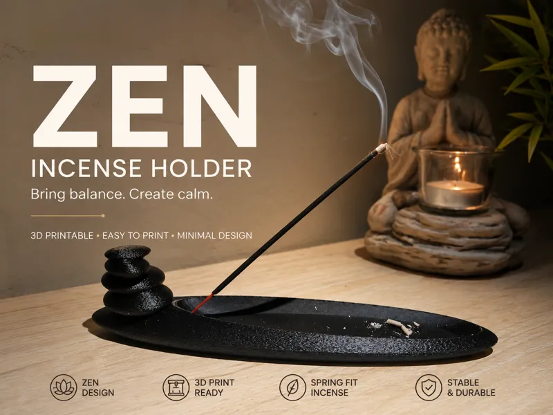 Zen incense holder