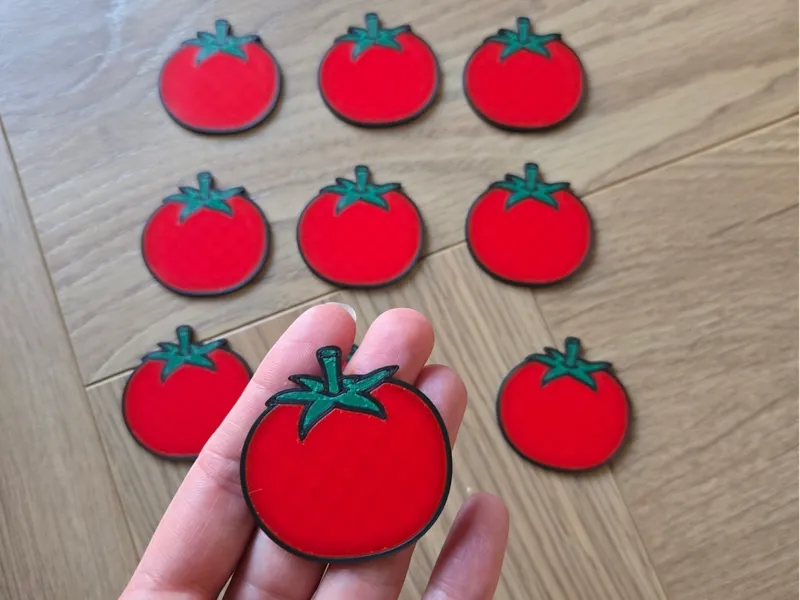 jetons tomate