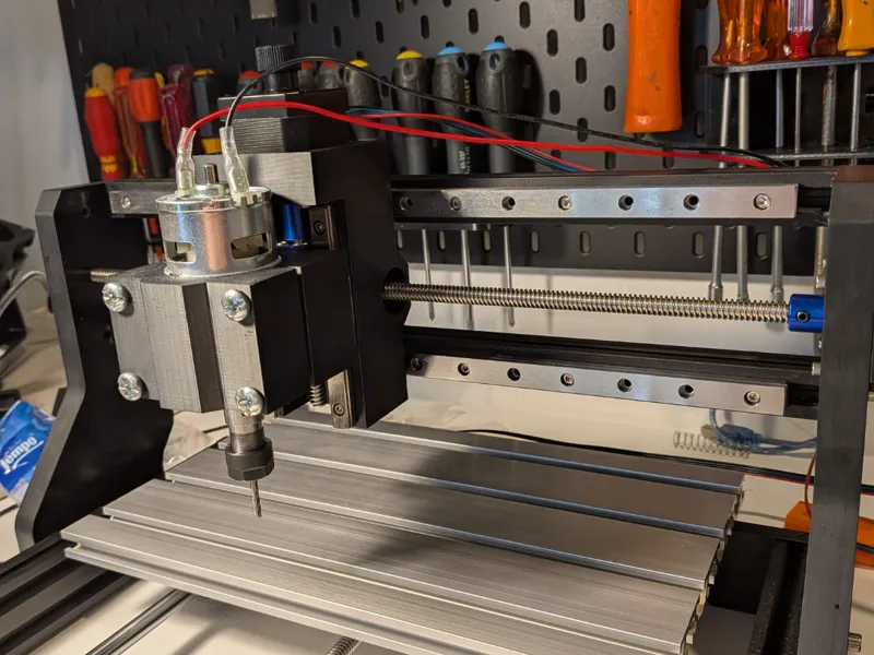 3018 CNC linear rails upgrade