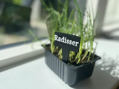 Garden sign for your kitchen garden Radisser