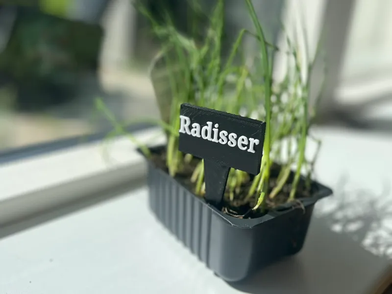 Garden sign for your kitchen garden Radisser