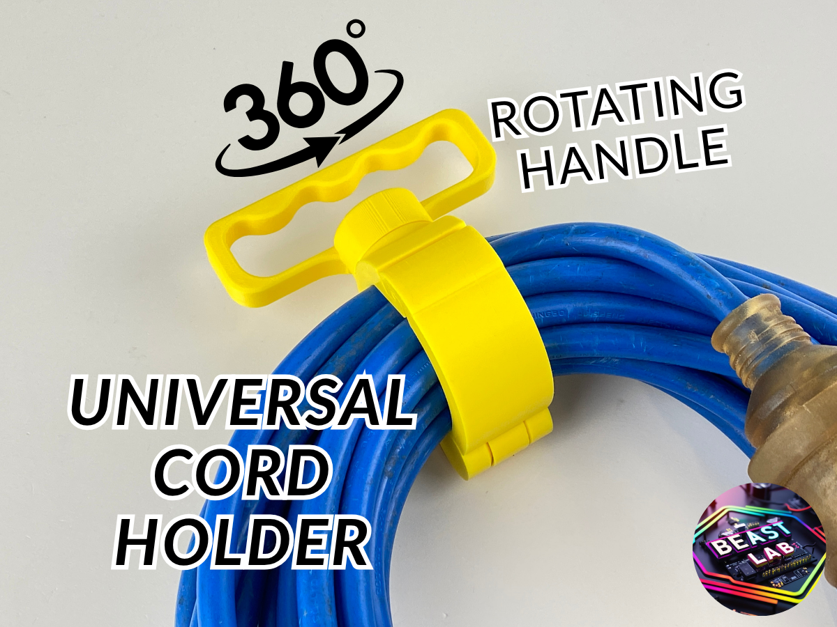 Universal Cord Organizer 360° Swivelling Handle - 3D printed Organizers, in stock in India