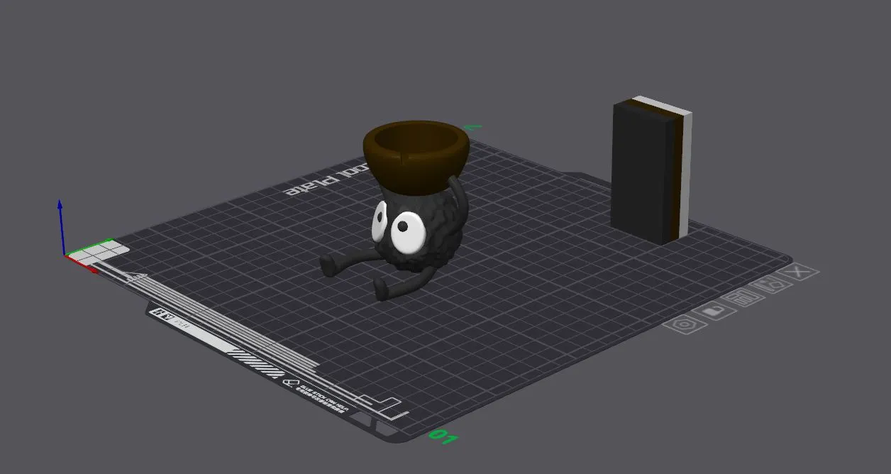 Susuwatari (Soot Sprite) Tea Candle Holder view 3