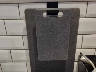 Hanger for cutting board drying or storage