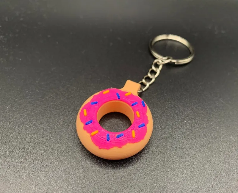 Donut Keychain