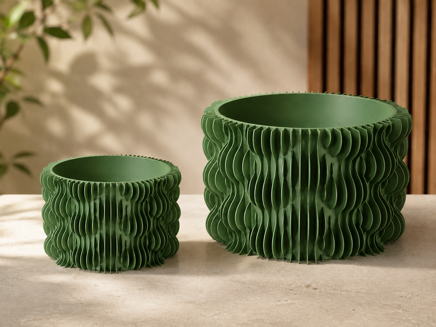 Two size Wave Planter Pot - 1