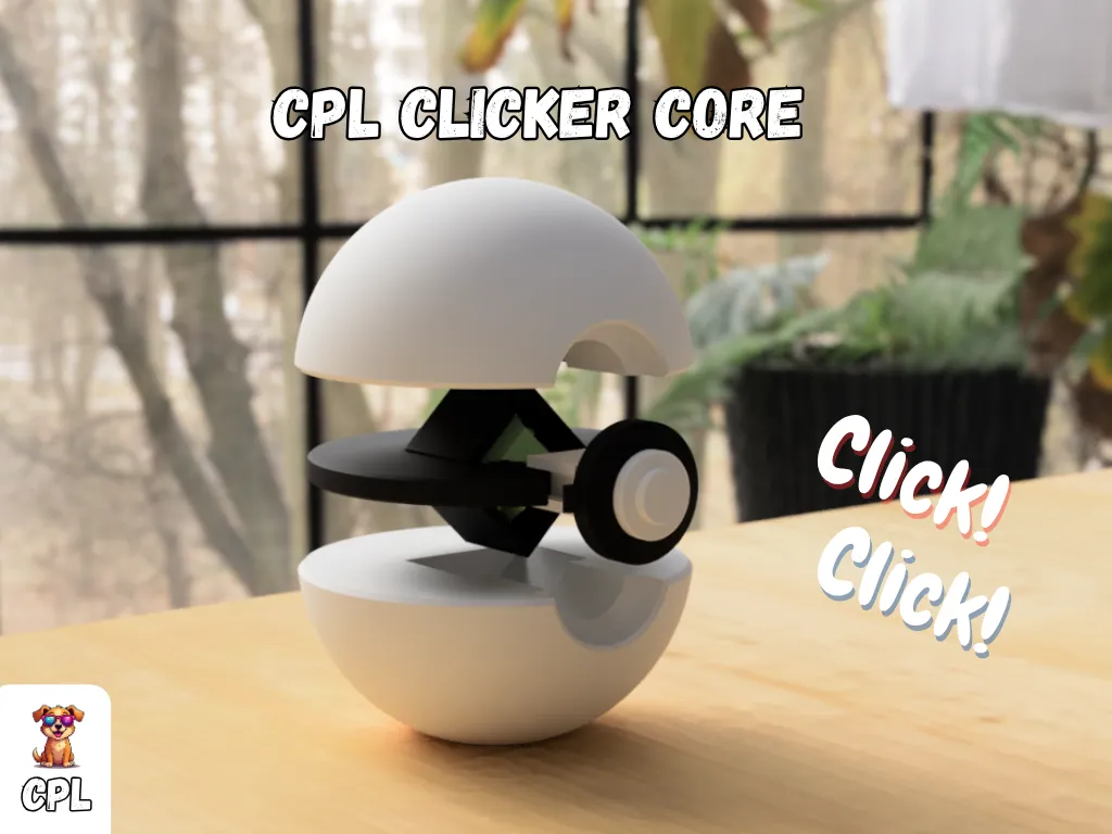 CPL Ball Clicker Core by Chris's Print Lab MakerWorld: Download Free 3D Models - 3D model önizlemesi