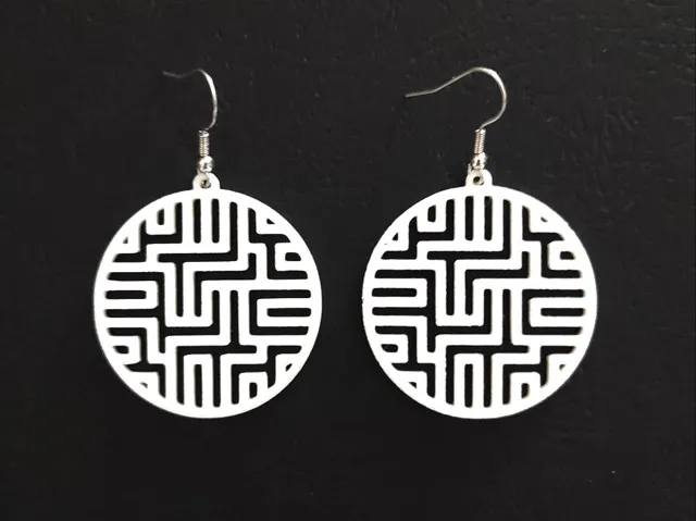 Maze Signal - Earrings