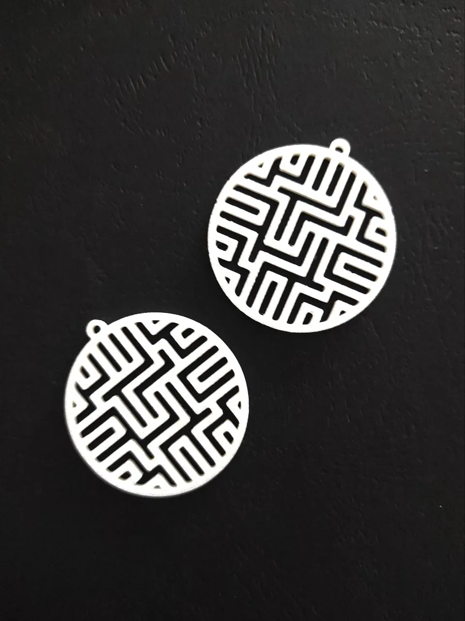 Maze Signal - Earrings view 2