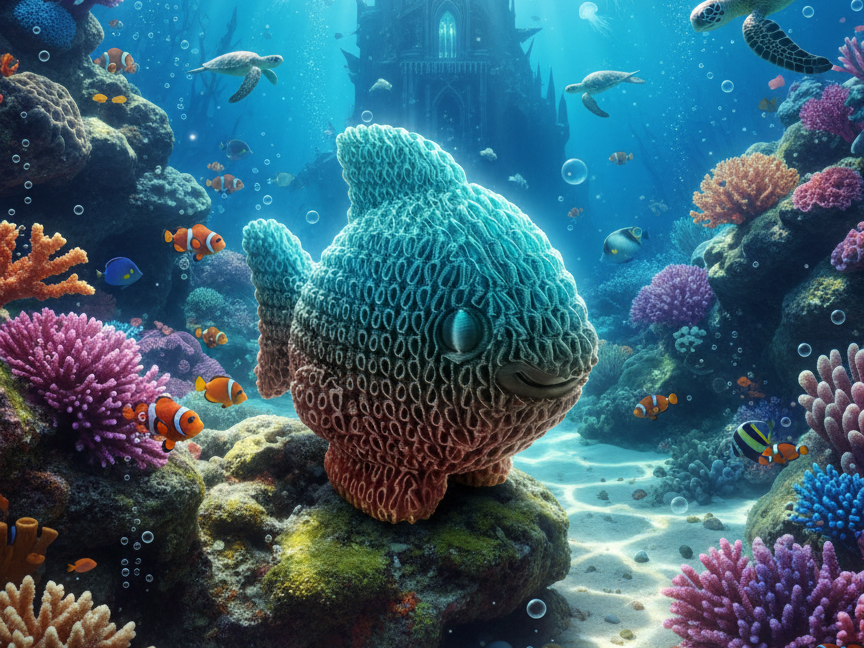 Poisson tricoté