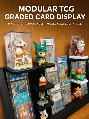 Estante o repisa: Modular PSA/CGC/BGS/TCG/ACE Display IKEA MOSSLANDA — vista de referencia 2