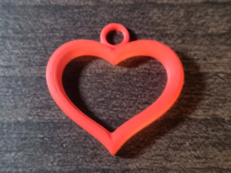 Pendentif coeur st valentin
