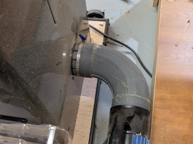 Dustright 90 Degree Wide Elbow for Sawstop Saw