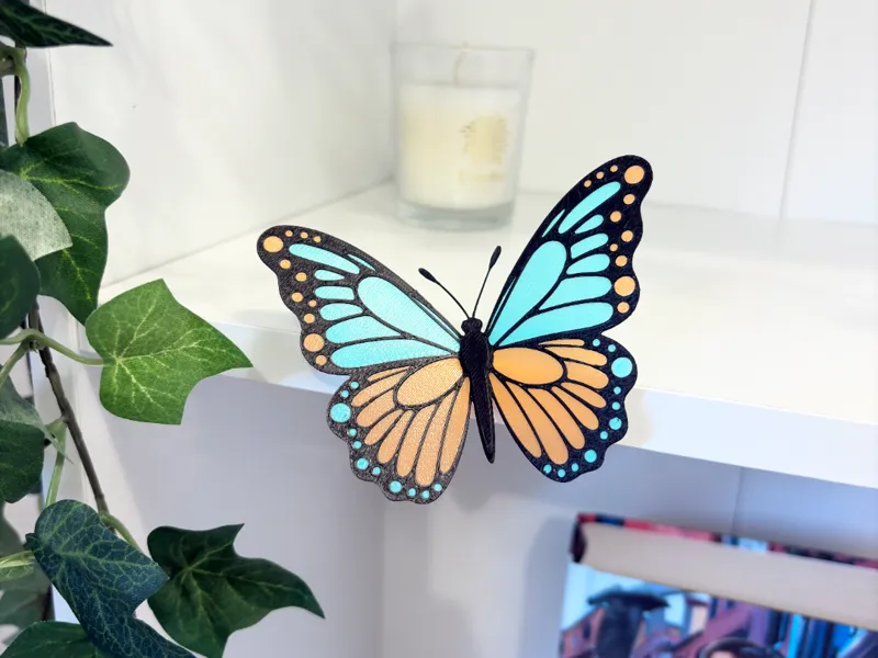 Papillon multicolore