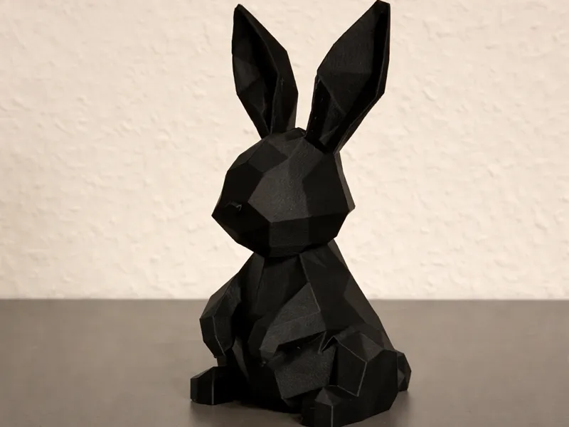 Modern Low Poly Bunny Decor