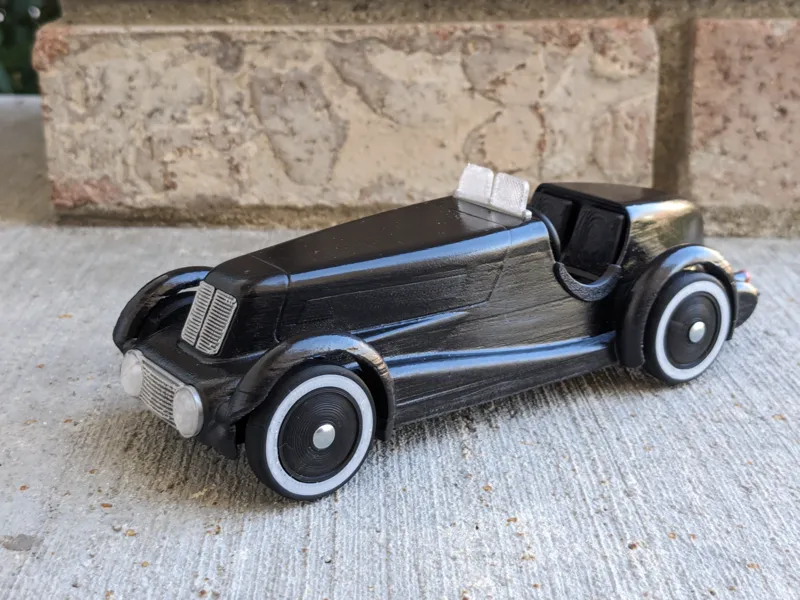 1934 Ford Model 40 Speedstr (Pinewood Derby Shell)