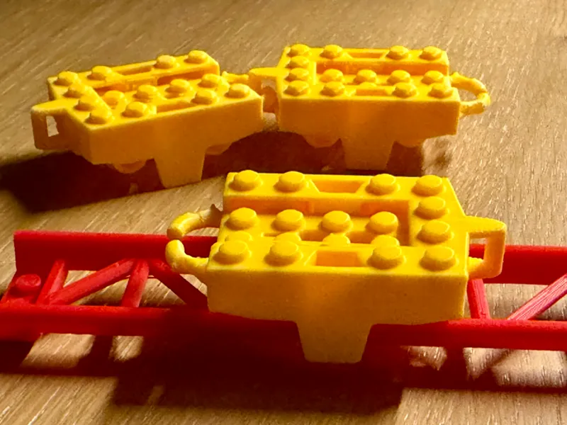 Brick Rollercoaster Car 