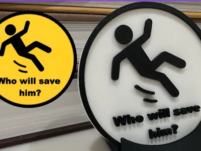 Sign for sign man