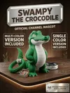 Swampy The Crocodile - Single Color