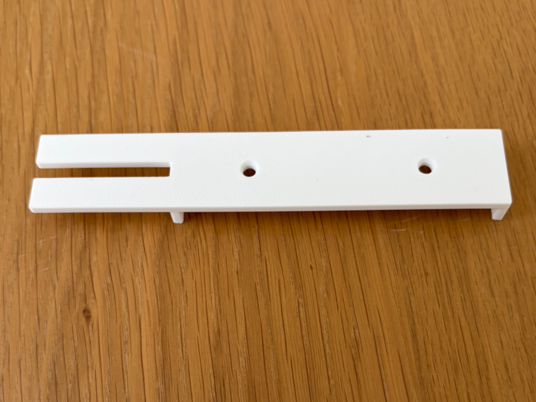 Parametric decking jig with drill holes and guide 