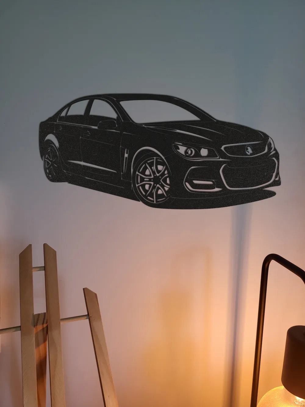 HOLDEN VF SSV COMMODORE - 2D WALL ART - Free 3D Print Model - MakerWorld
