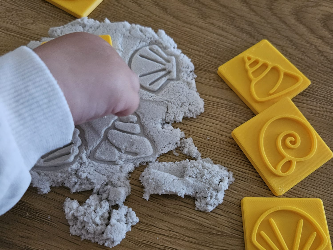 Ocean-Themed Sand / Clay Stamp Set 