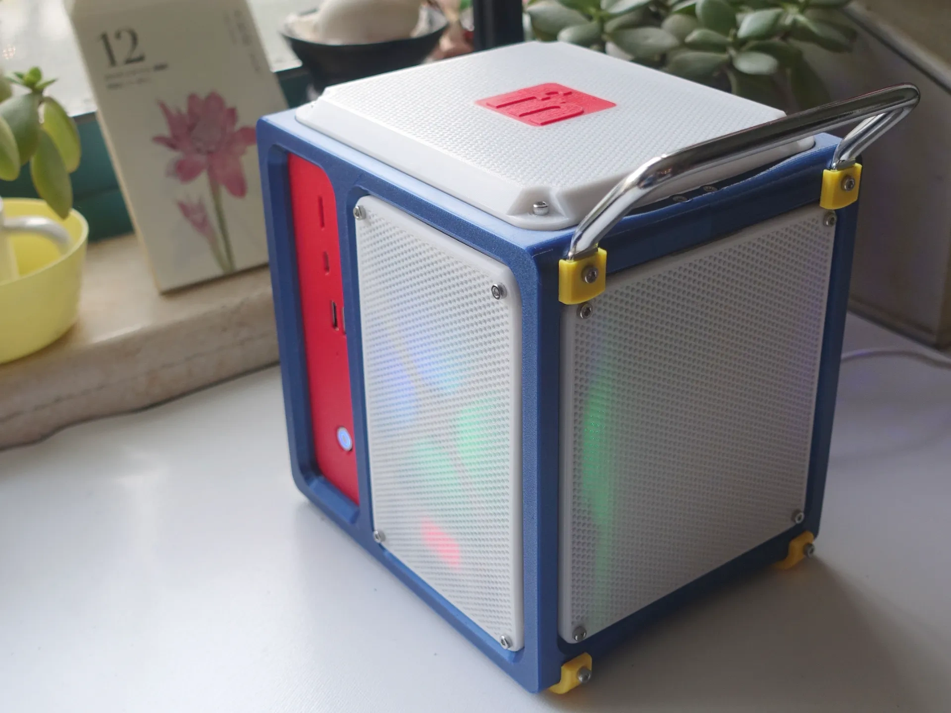 Miniatura 3 do modelo 3D Geek版三盘位NAS机箱