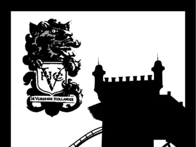 Silhouette Frame of Vliegende Hollander, Efteling