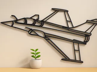 Décoration mural : Rafale, silhouette