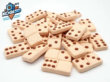 Accesorio para impresora 3D: Domino Cookies – Full 28-Piece 3D Printable Set! — vista de referencia 3