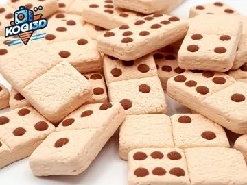 Accesorio para impresora 3D: Domino Cookies – Full 28-Piece 3D Printable Set! — vista de referencia 4